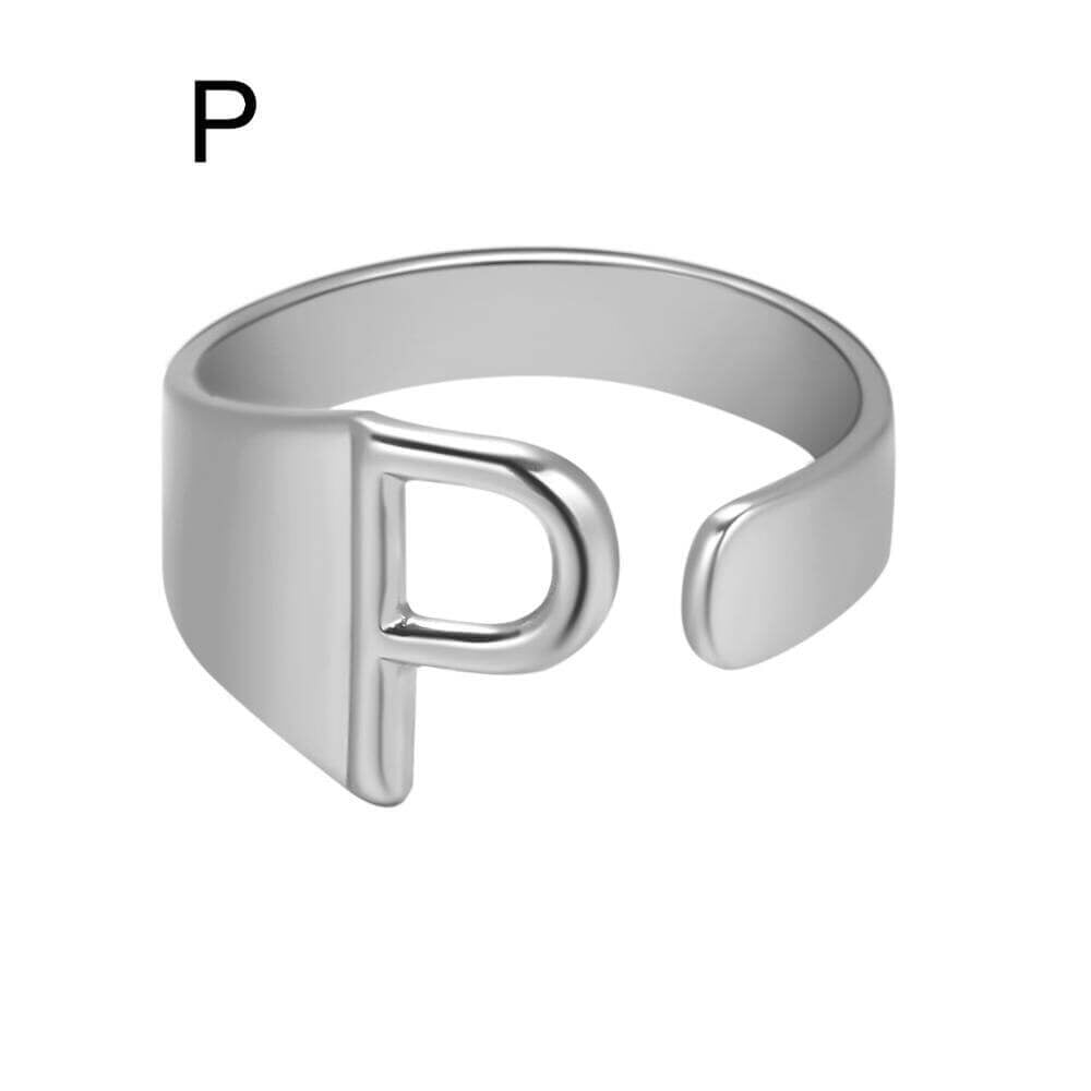 LOANYA Noblesse Buchstaben Ring Loanya Silber P 