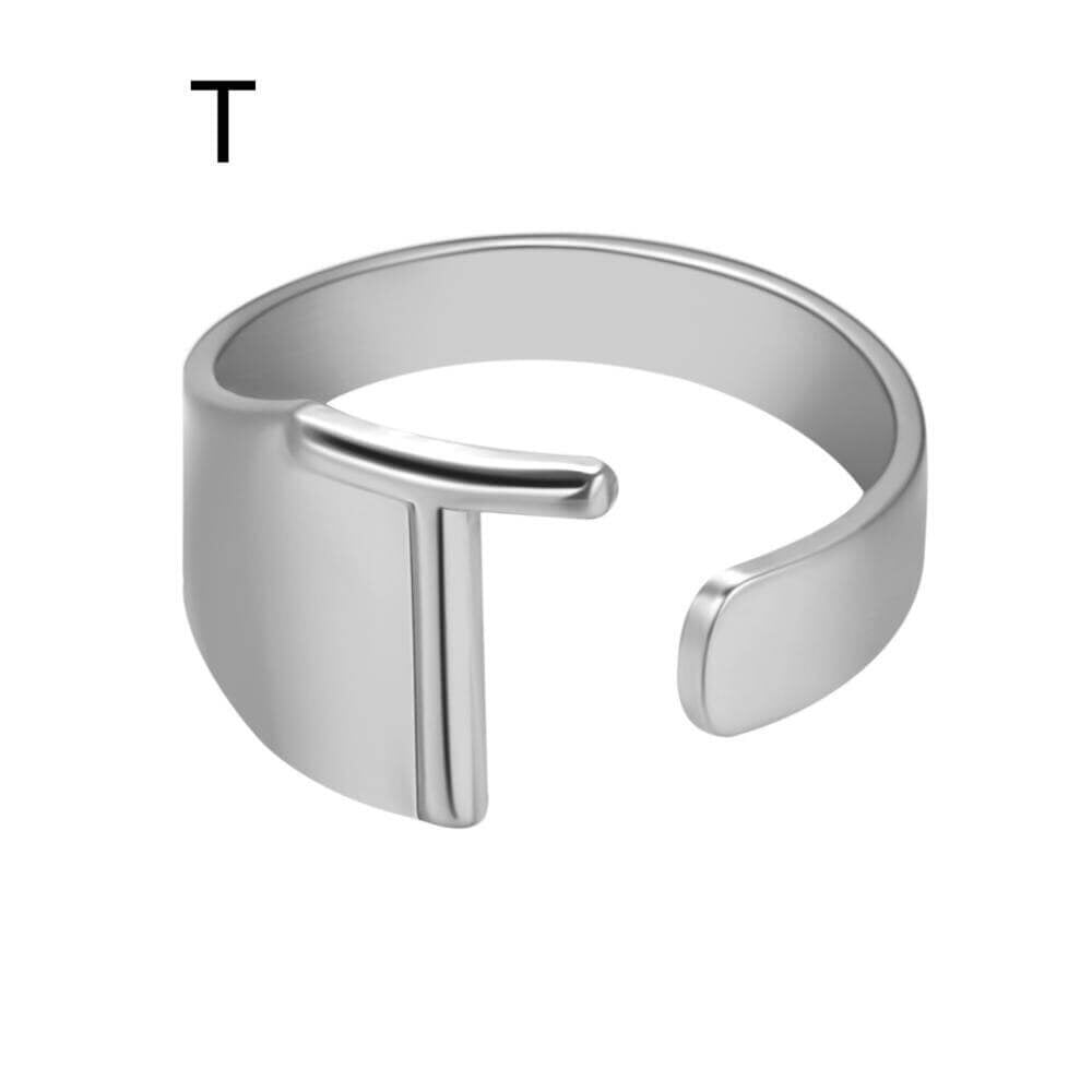 LOANYA Noblesse Buchstaben Ring Loanya Silber T 