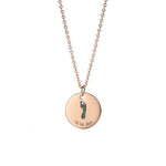 LOANYA personalisierbare Halskette mit Hand- oder Fußabdruck Loanya 40 cm Roségold 